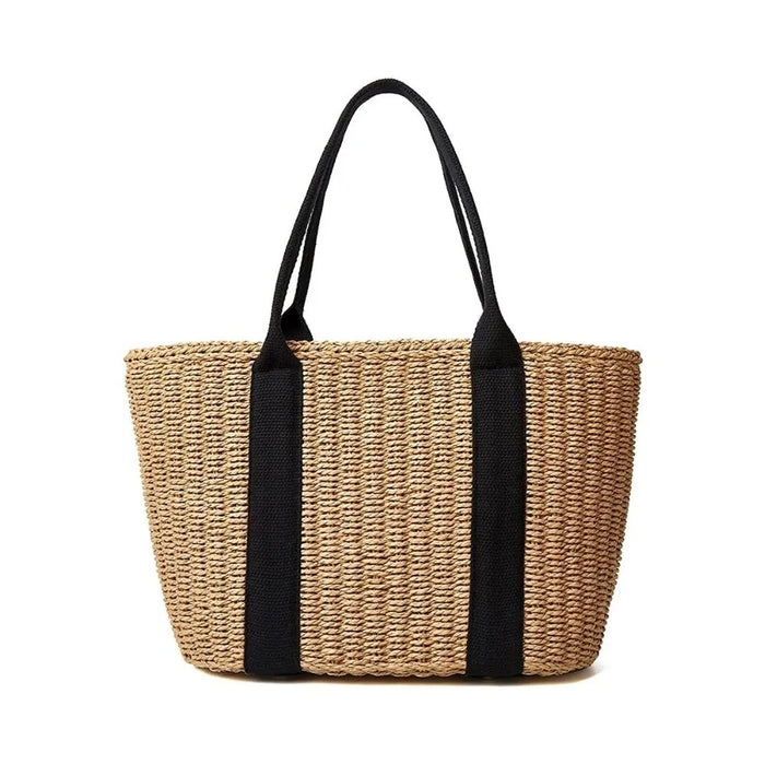 Custom brown beach bag