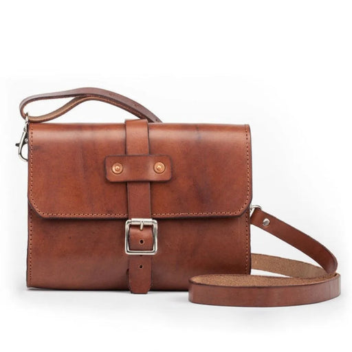 Brown leather bag